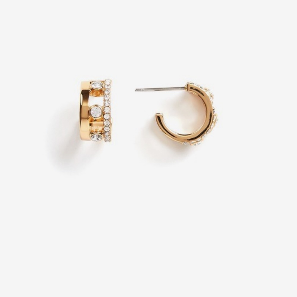 Vince Camuto Gold Huggies Earrings
